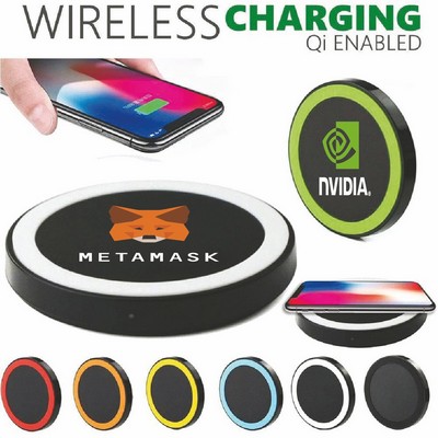 Full Color Puck Wireless Charging Pad